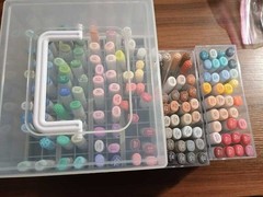Copic Sketch Markers Lot of 126 Assorted Colors includes 15 Ciao .too , tested