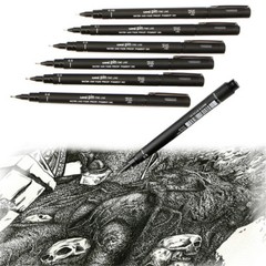 1pc Uni Pin Art Fineliner Drawing Fine Line Comic Needle Pens 005 01 02 03 05 08