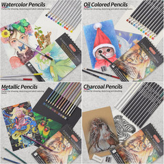 80 Drawing Sketching Kit Set – Pro Art Supplies with Sketchbook & Watercolor Pap