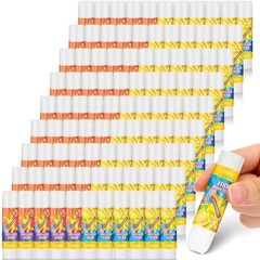 Glue Sticks 200 Pcs 0.32 oz Washable Classroom Crafts White Zubebe Back School
