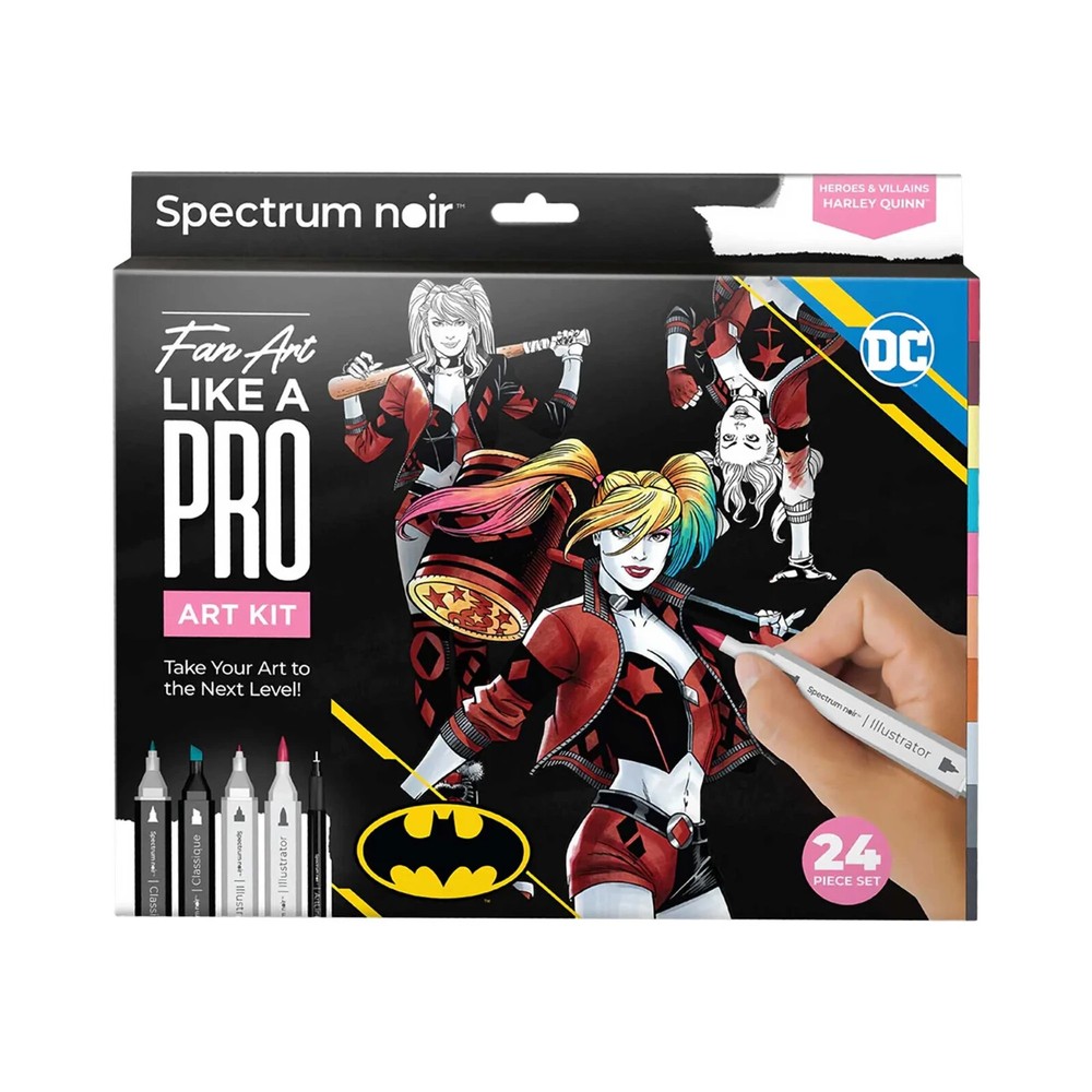 SPECTRUM NOIR – Fan Art Like a Pro Art Kit – SUPERMAN