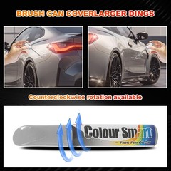 Touch Up Paint for Car Silver Metallic Scratch Repair Pen and Brush Marker Tool