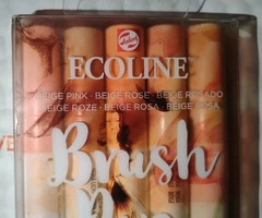 Ecoline Brush Pen Set of 5 Beige Pink Set Of 5