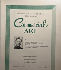 USAF-1 / Commercial Art Technical Course MC768‑1 – Loose‑Leaf Guide Manual 1956