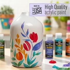 Quick-Dry Wicker White Acrylic Paint 2 oz – Ideal for Indoor & Outdoor Creations