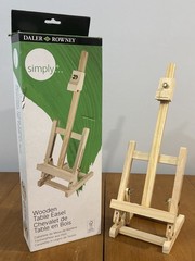 Daler-Rowney Simply Wooden Table Easel w/ Collapsible Base, read description