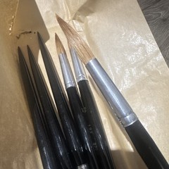 Fox 277-A Artist Vintage German Paint Brushes Round Tip Size 12 Model 227-A