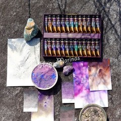 Mijello Mission Tourmaline Two Tone Granulation Watercolor Set of 24 – FedEx