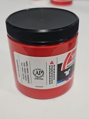 Speedball Fabric Screen Printing Ink, 8-Ounce, White & Red for 8 fl oz, Set Of 3