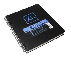 XL Series Art Book Watercolor, Midweight White Paper, Side Wire Binding, 48 S…