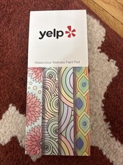 Yelp Watercolor Wellness Paint Pad 7.25 Inches L X 3 Inches W