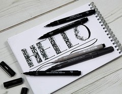 Uni Ball Pin Drawing Pens Fineliner 0.05mm Black Ink Pack of 3 Ultra Fine
