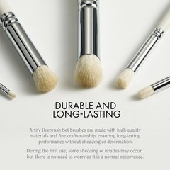 ARTIFY Drybrush Set Dry Brushes: Professional-Grade One Size, Black & White