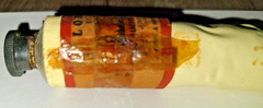 Vtg Winsor & Newton London Oil Colour artist paint tube, Alizarin Crimson Red