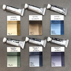 Holbein Watercolor Paints, Professional Grade, 86 Colors, 15 ml Tubes