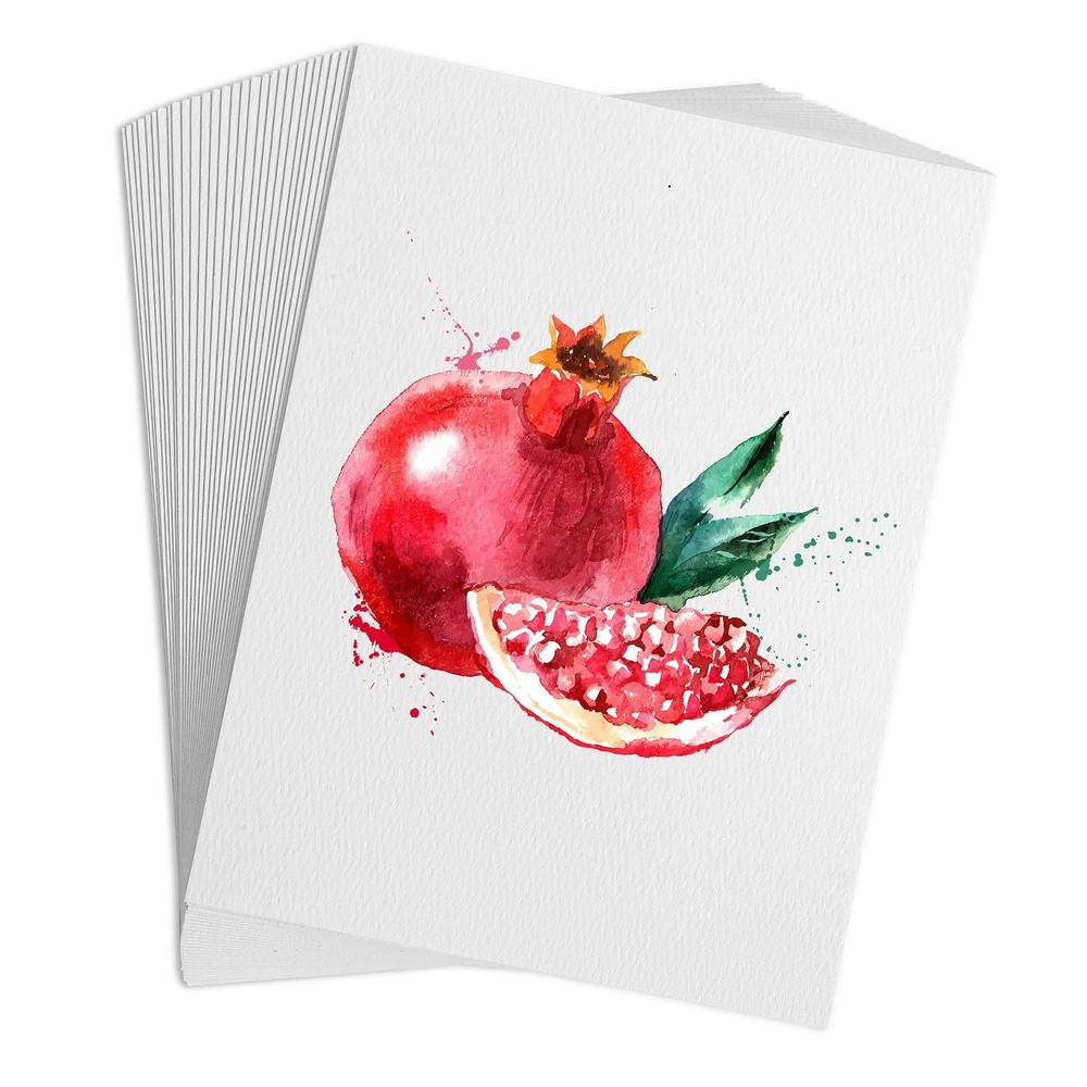 100% Cotton Watercolor Paper Cold-Press / 140lb (300gsm) / Acid Free Mixed Me…