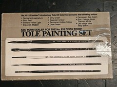 1980 Liquitex Tole & Decorative Painting Set: Artist Oil Color (Binney & Smith)