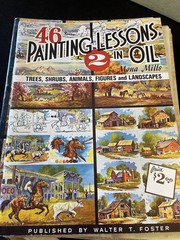 Walter T Foster 19 Vintage Art Books Oil Acrylic Landscape Drawing Media 1950’s