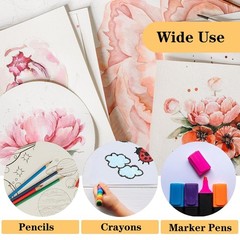 8.5”x 11” Cream Art Drawing Paper for Painting Construction 8.5×11 70P, beige