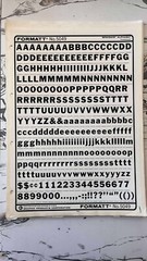 Formatt Dry Transfer Type Sheets Vintage Art Supply (Lettraset) Acetate NOS