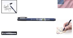 Eco-Friendly Fudenosuke Brush Pen – Hard Tip, Black Ink for Art & Calligraphy