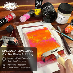 Acrylic Paint Special Acrylic Paint Sets for Gel Plate Printmaking Supplies 9-Co