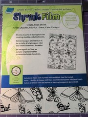 Grafix Shrink Film Butterflies Design 4 Sheet Pack – New