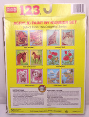 Craft House 1,2,3 Acrylic Paint By Number Set ‘Autumn’ 01231 NEW Sealed