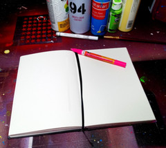 📦 24 A5 Black Sketchbooks – Tuff City Label – Bulk Artist Blackbooks 8.2 x 5.8