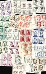 1980-1985 Your Choice: GREAT AMERICANS Zip and USPS Blocks! MNH US Stamps!