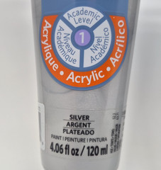 Artist’s Loft Acrylic Paints Silver + Neutral Gray 4.06 fl oz. (120 ml) tubes