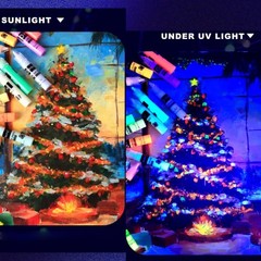 Glow in the Dark Paint 18 Colors 11 ml / 0.37 oz Acrylic Paint for Decoration