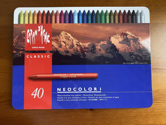 Caran d’Ache Classic Neocolor I Assorted Tin Of 40