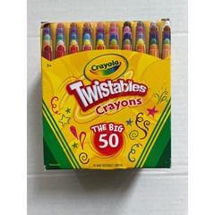 Crayola Twistables Crayons 50 Count Box No Peel Coloring Set Back To School Kids
