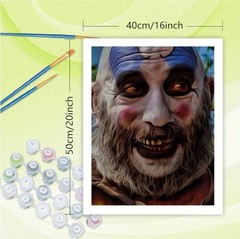 Captain Spaulding House of 1000 Corpses Paint By Number Kit 16×20 24-Color Set