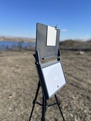 Deep Pochade Box 14*10 “ Plein Air Travel Easel -Portable Artist paint storage