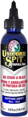 Unicorn SPiT Sparkling Sapphire Swift Gel Stain and Glaze 5775001 4.0 Fl Oz