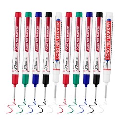 LYXMYGS 10 PCS Long Head Deep Hole 10PCS-20MM-Red/Blue/Green/Black/White
