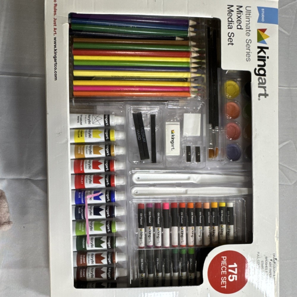 Kingart Ultimate Series Mixed Media Set 175 Piece Art Supplies
