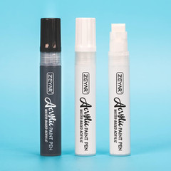 Jumbo Paint Marker Pens, Water Based Acrylic, 15Mm Felt Tip, Waterproof and Perm
