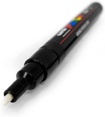 – Ultra Fine to Fine Paint Marker Pens Set – PC-1MR, PC-1M, PC-3M – White Ink…