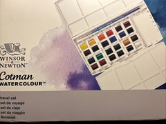 Winsor & Newton Cotman Watercolour Travel Set, 25pc New In Package Artist Set