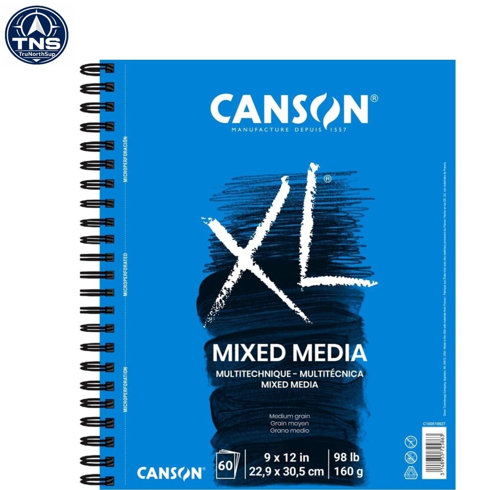 9X12 XL Mix Media Pad – 60 Sheet Durable Paper for Drawing & Painting