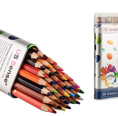 WATERCOLOR PENCIL SET OF 36—US SENSE–NATURE COLOR