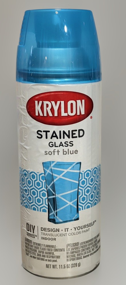 Krylon Stained Glass Soft Blue Spray Paint – 9029 – 11.5 Oz
