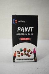 Emooqi Lightfast And Permanent Oil Based Medium Point Paint Markers 20 Pack