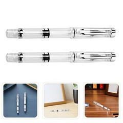 8pcs Fountain Ink Brush Pen Refillable Piston Filling Fountain With Flexible Tip