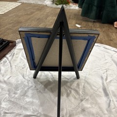 Black Wood Art Portrait Easel Medium