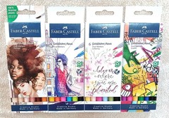 NEW ~ Faber-Castell ~ Lot of 4 ~ 6 pack of Goldfaber Aqua Dual Markers Sets #4