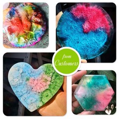 Alcohol Ink Set – 24 Vibrant Colors for Resin Art, Petri Dish Making, Epoxy